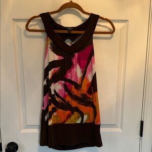Byer California Women’s Size L Multicolor Abstract Tank Top